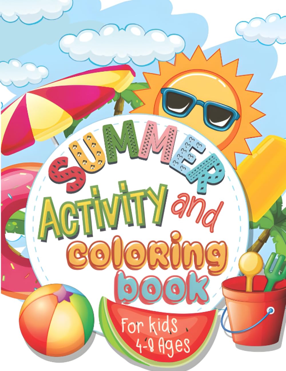 Summer Coloring Book: (for kids)