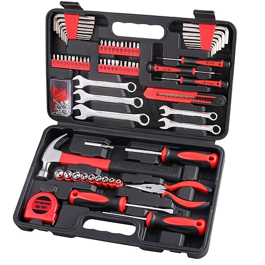 WINNER 175-Piece Multi-Purpose Automotive and Household Tool Kit in Toolbox Storage Case, Perfect for General Home and Auto Repairs, House DIY Project, Garage, Car, Travel Emergency, Housewarming Gift