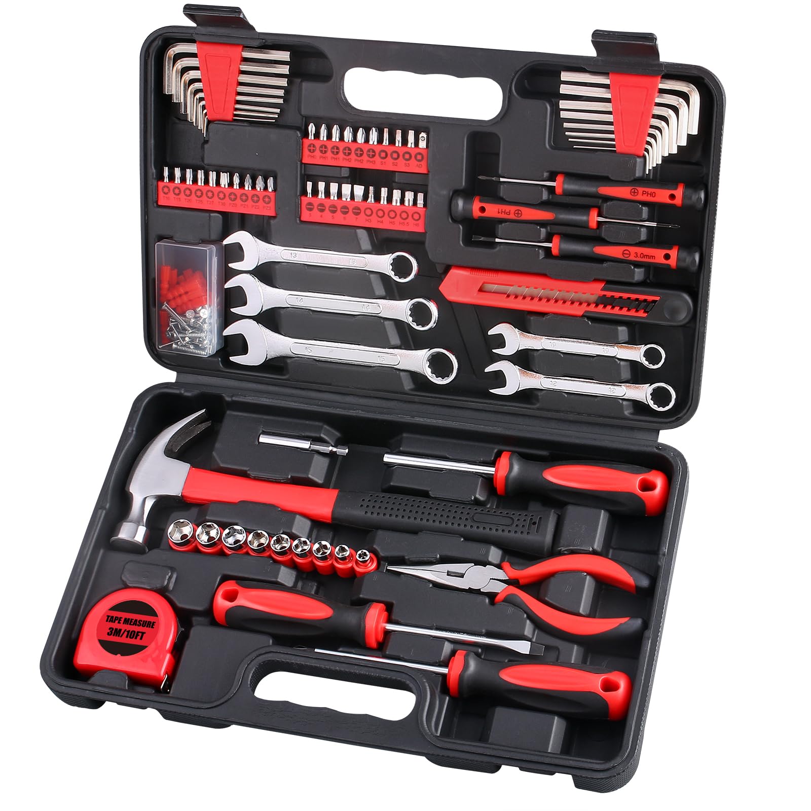 WINNER 175-Piece Multi-Purpose Automotive and Household Tool Kit