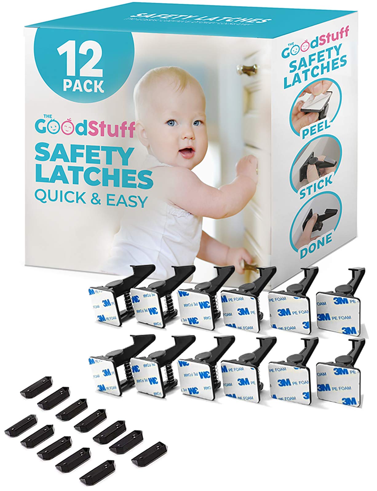 Buy Baby Proofing Locks for Babies [12 Pack]Adhesive Baby