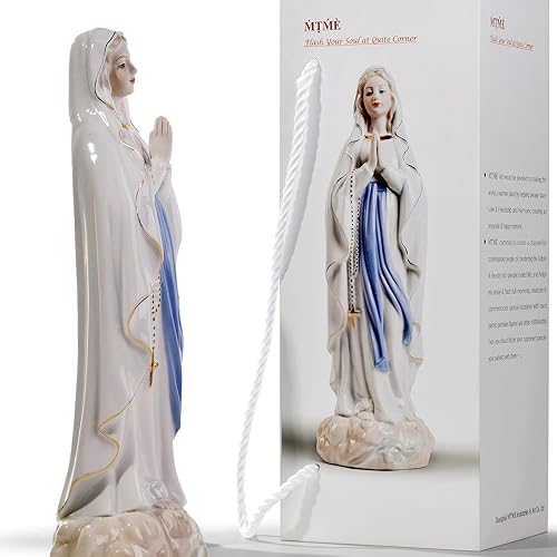 Miniatura 8 de MTME Figuras de porcelana, orando por ti, recuerdos, regalos de ceremonia, estatua para decoración del hogar.