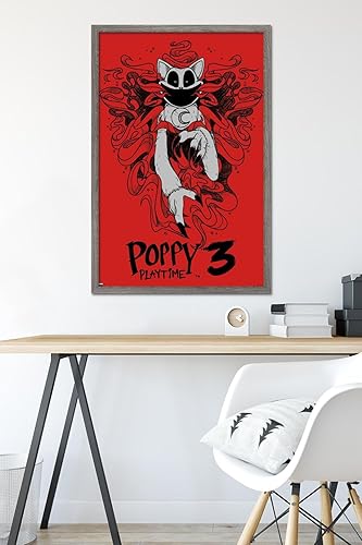 Miniatura 6 de Trends International Poppy Playtime: Capítulo 3 - Póster de pared ahumado, 34 pulgadas de largo x 22.4 pulgadas, versión enmarcada en madera de
