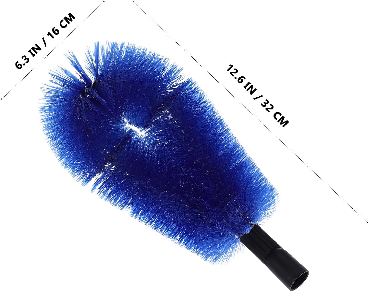 2pcs Gutter Cleaning Brush Head for Roof Gutter Leaf Removal