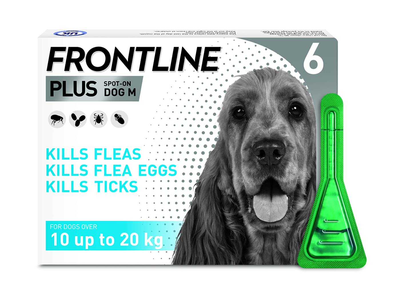 PLUS Spot On Medium Dog, 6 pipettes