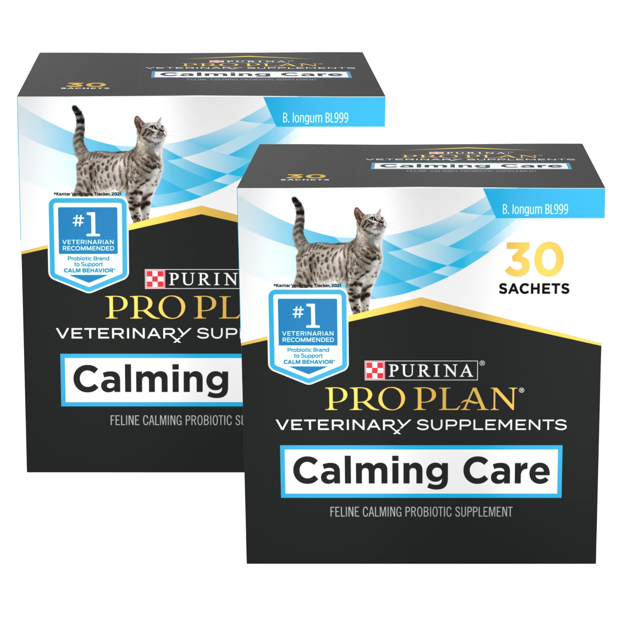 Purina Pro Plan Veterinary Calming Care Cat Supplements 30 ct. Box (Pack of 2)