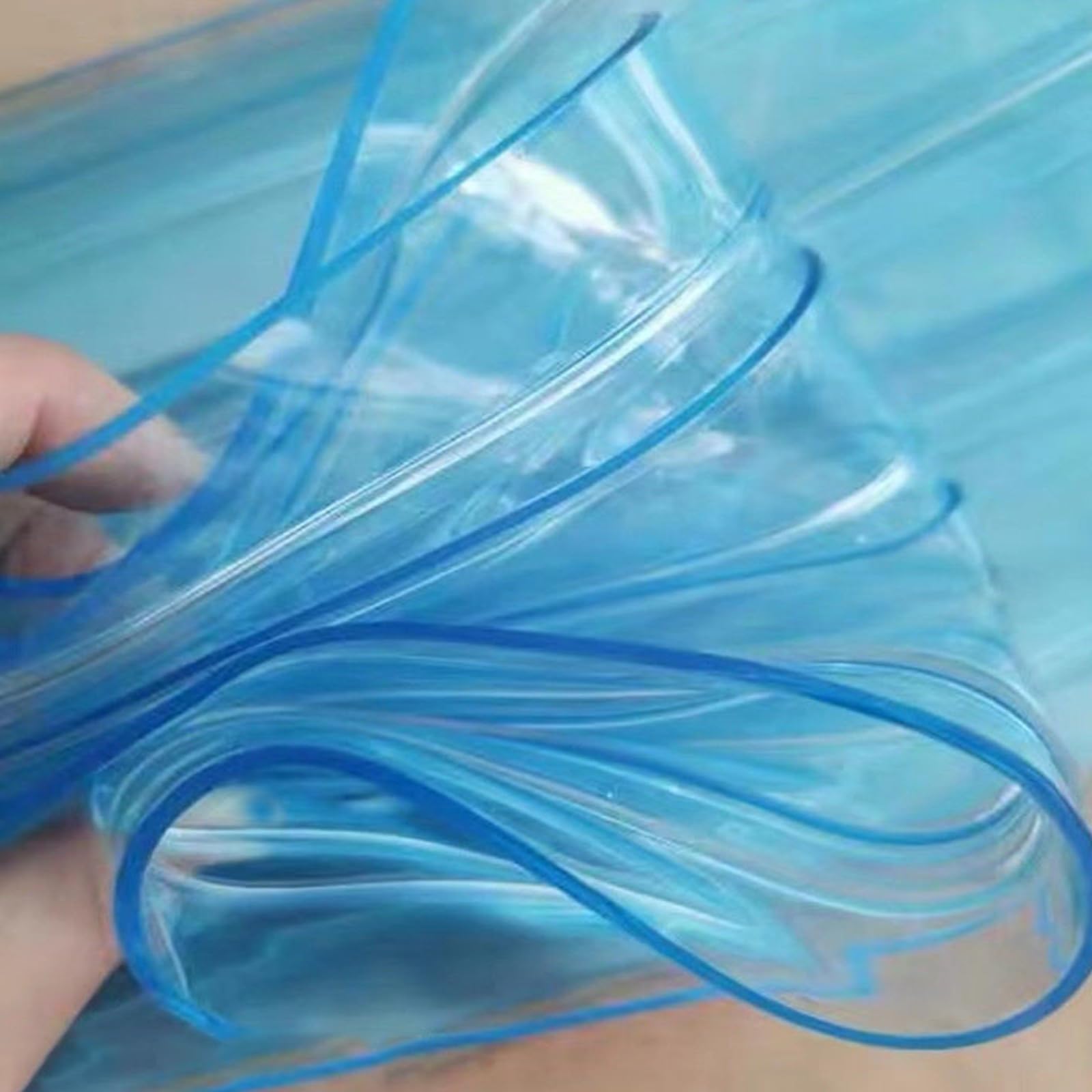 Cortina de fleje de PVC,Cortina de Tiras de Plástico Transparente Cortina elástica industrial completamente premontada,resistente a la intemperie,protección contra salpicaduras