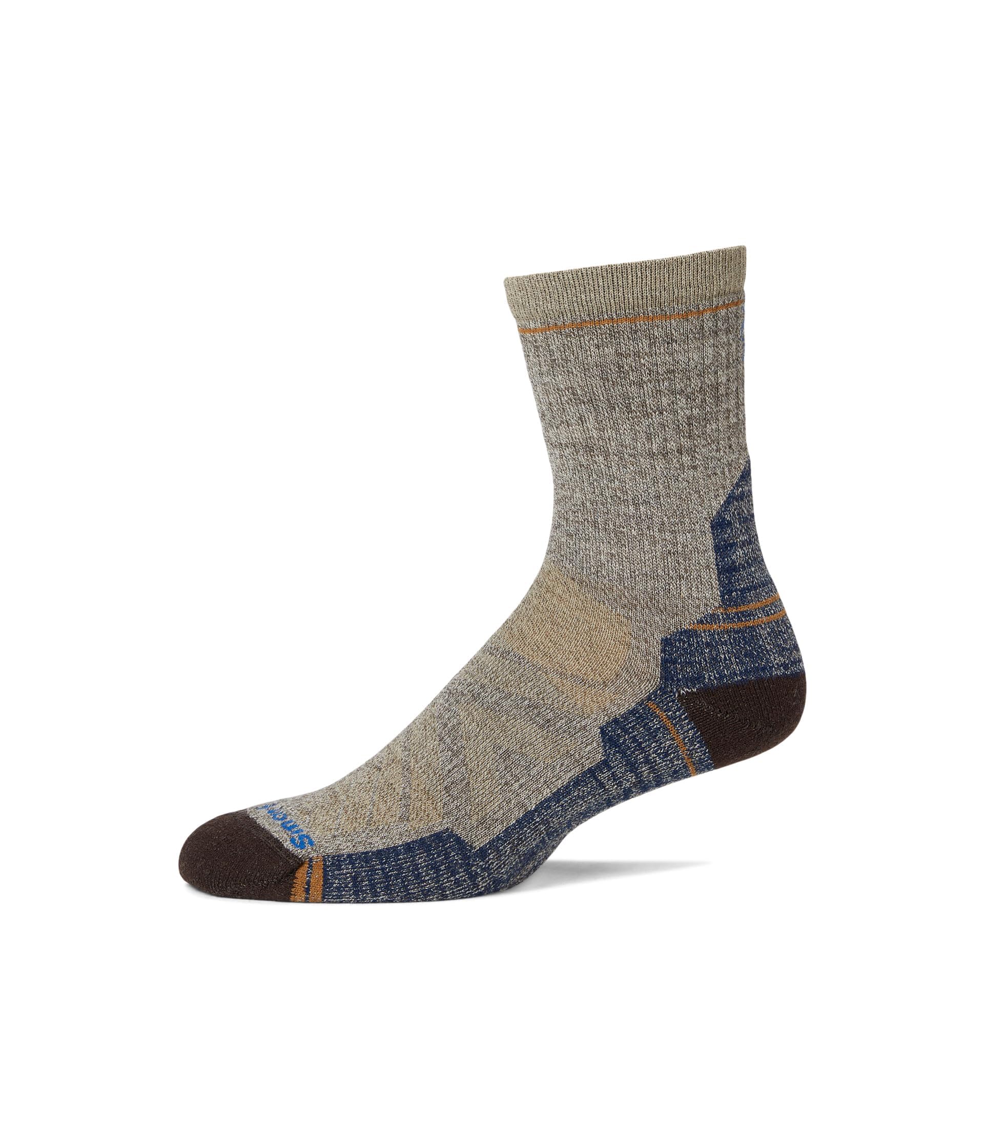 Smartwool Mens Hike Light Cushion Mid Crew Socks Chestnut Large, Chestnut, Large