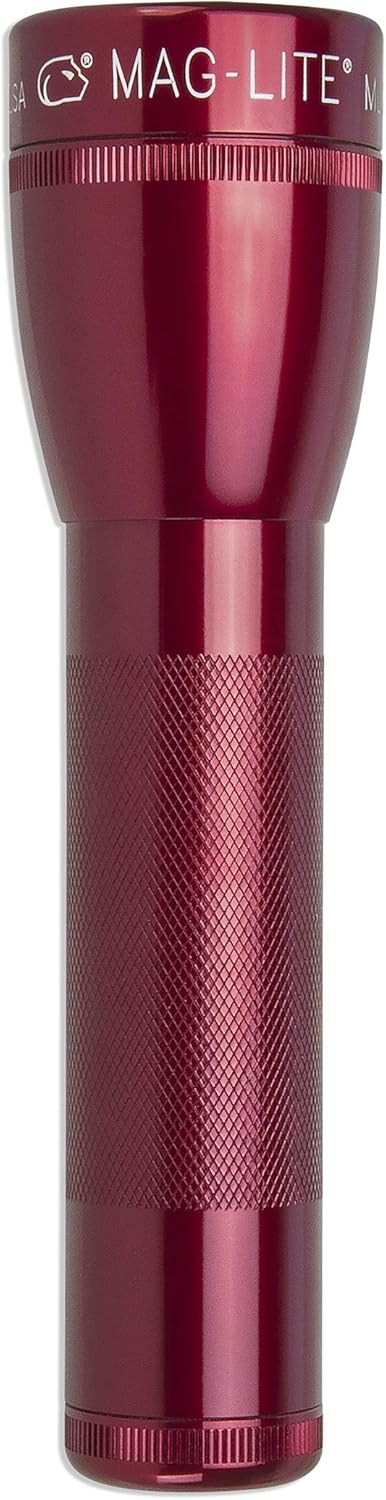 Maglite ML25LT LED 2-Cell C Flashlight, Red - ML25LT-S2036