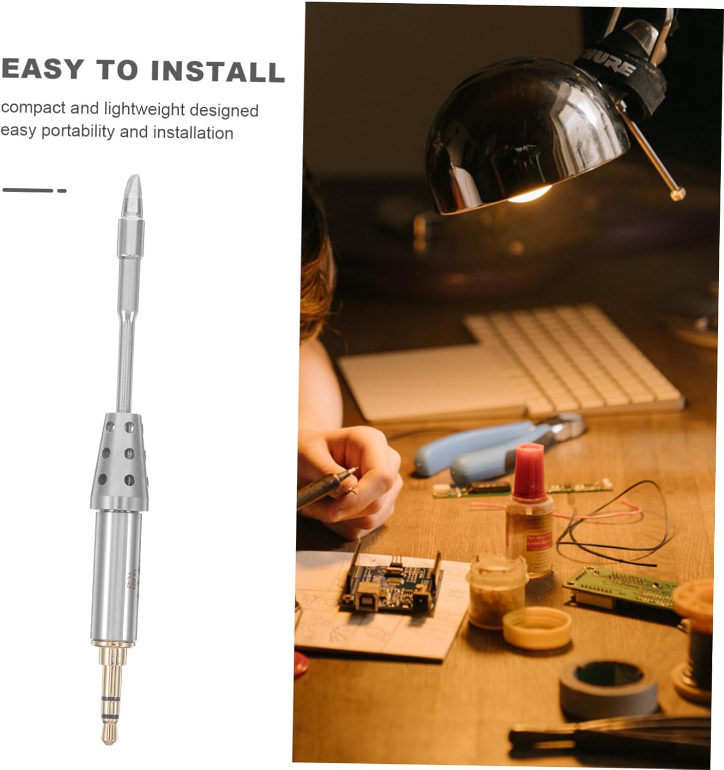 Homoyoyo Soldering Iron Tips Replacement for TS80P/TS80 Cordless Soldering Tool Fast Heating Easy Install Sturdy Welding Accessories