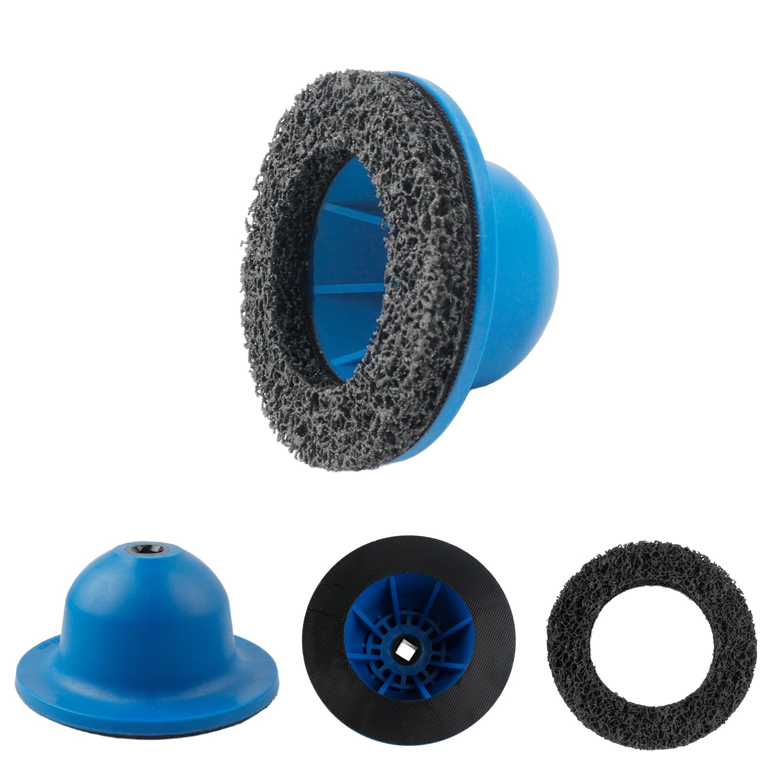 Lijadora de Cubos de Rueda de 1/2 Pulgada, Accesorio para Llave de Impacto, Limpiador de Bujes de Rueda Multiherramienta, para Cubos de Automóviles de hasta 150 mm