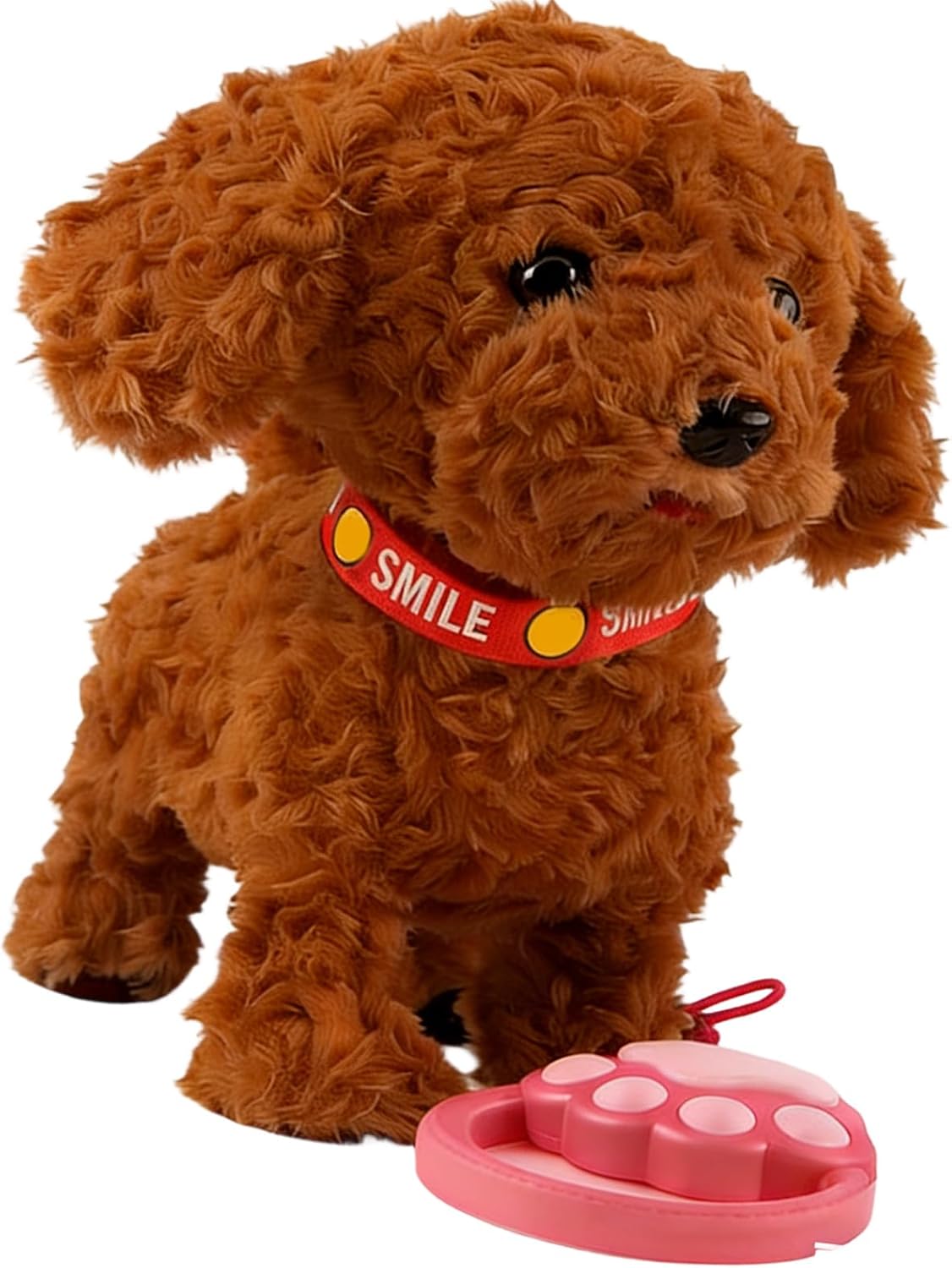 Fun Companion Electric Plush Toy Dog for That Walks Barks and Talks Ideal for Imaginative Play Activities Learning Toy