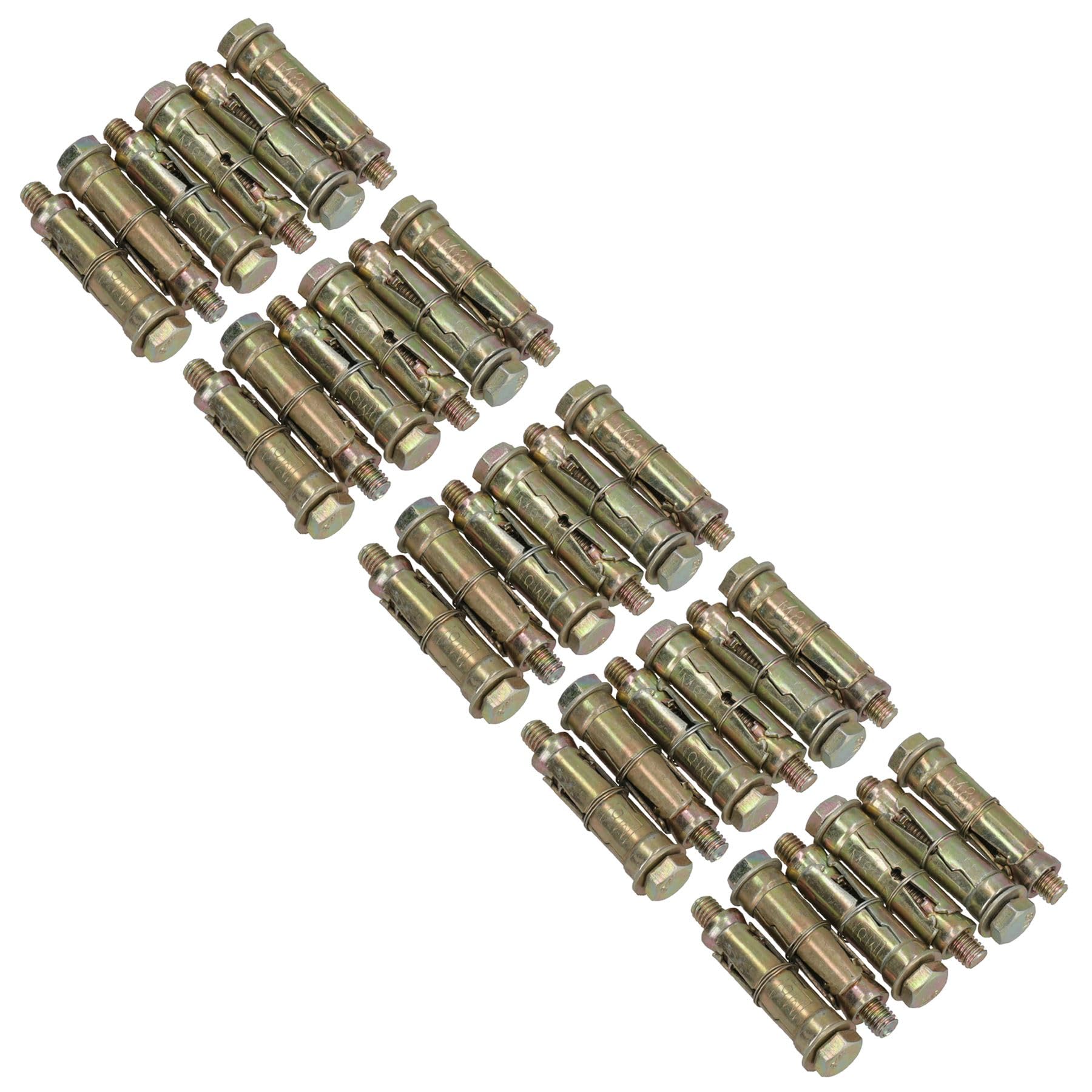 M8 8mm x 60mm Expansion Rawl Bolt for Masonry Sleeve Anchors Fastener 30pk