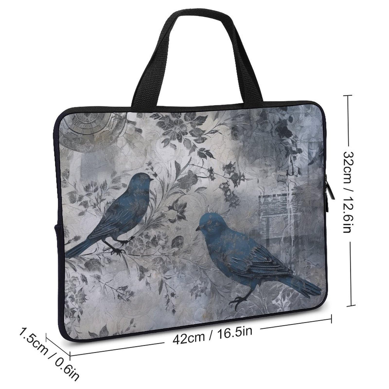 Custodia per laptop da 17 pollici, ultra sottile, leggera e impermeabile, in neoprene resistente, con cinghia da polso