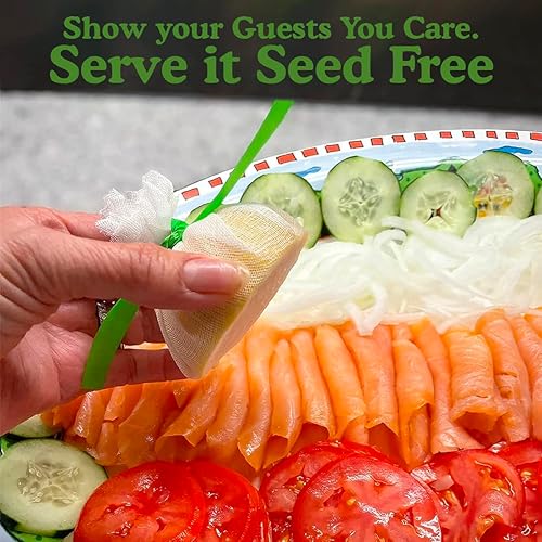 Miniatura 5 de Regency Wraps Lemon Wraps - Cubiertas de limón con cinta, bolsas de cuña, disfruta de exprimir sin semillas sobre mariscos, perfecto para mitades o