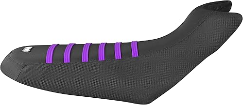 Vista 23 de Enjoy Mfg Funda de asiento compatible con Can Am The 2017-2021 Outlander Max 450 570 650 850 1000 - #292 (todas las costillas negras/negra)