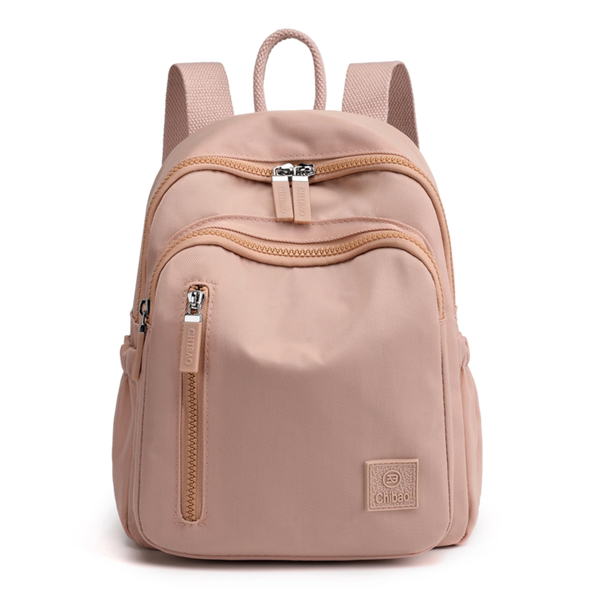 Cute Mini Backpack for Women Nylon Women Small Backpack Purse Kawaii Mini Backpack Small Travel Bag (Light pink)