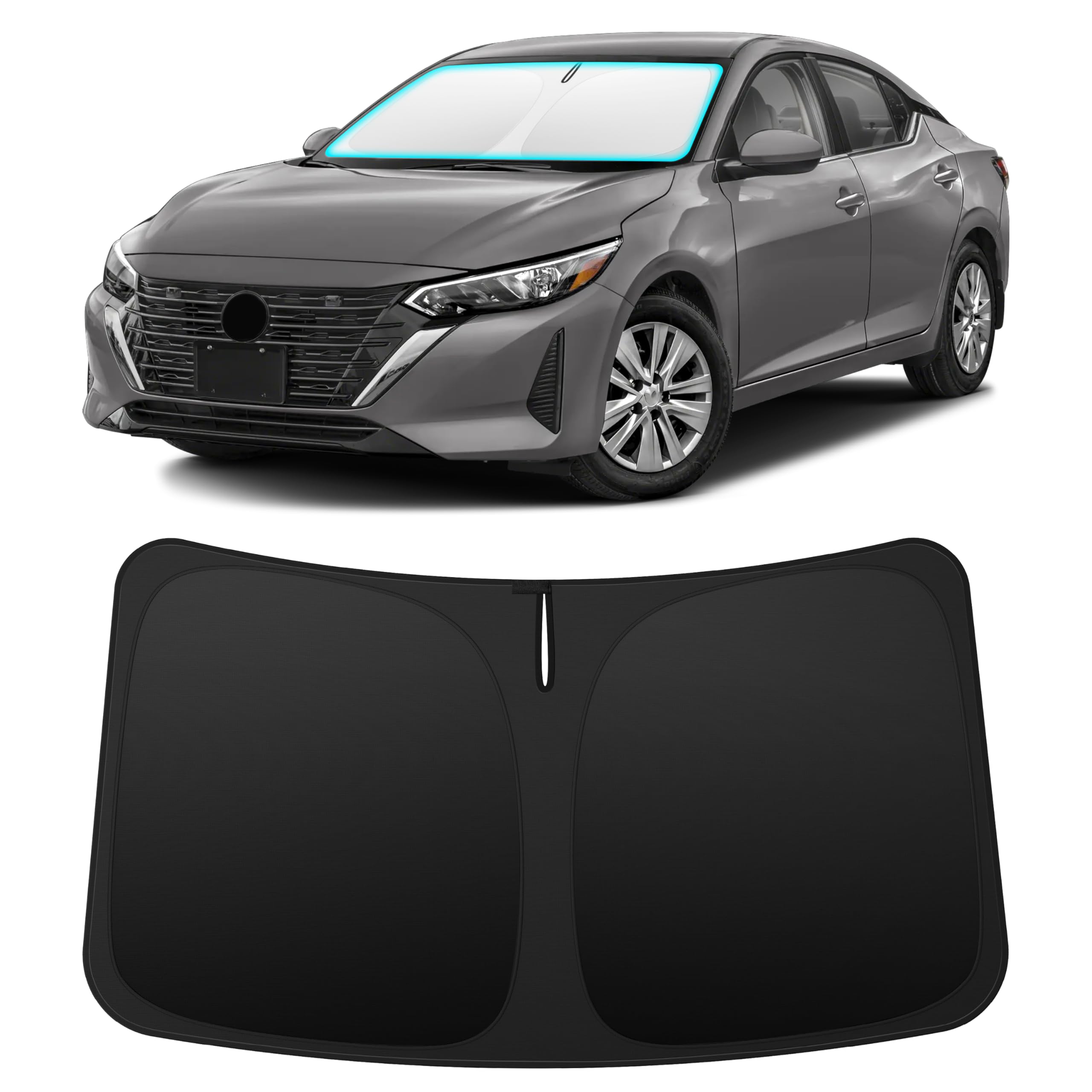 INSAUTO Custom Fit Windshield Sun Shade for Nissan Sentra 2020-2025