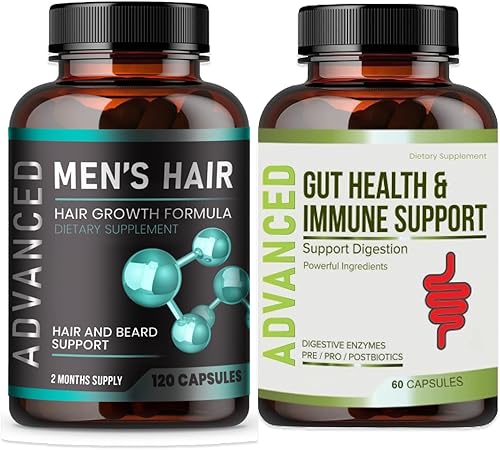 Vitaminas para el crecimiento del cabello para hombres, píldoras contra la pérdida de cabello. Suplemento para el crecimiento del cabello y la barba