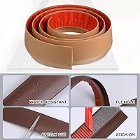 Vista 3 de uxcell Tira de transición de suelo autoadhesiva, alfombra de PVC de 2.75 pulgadas de ancho a azulejos, tira de transición para bordes laminados