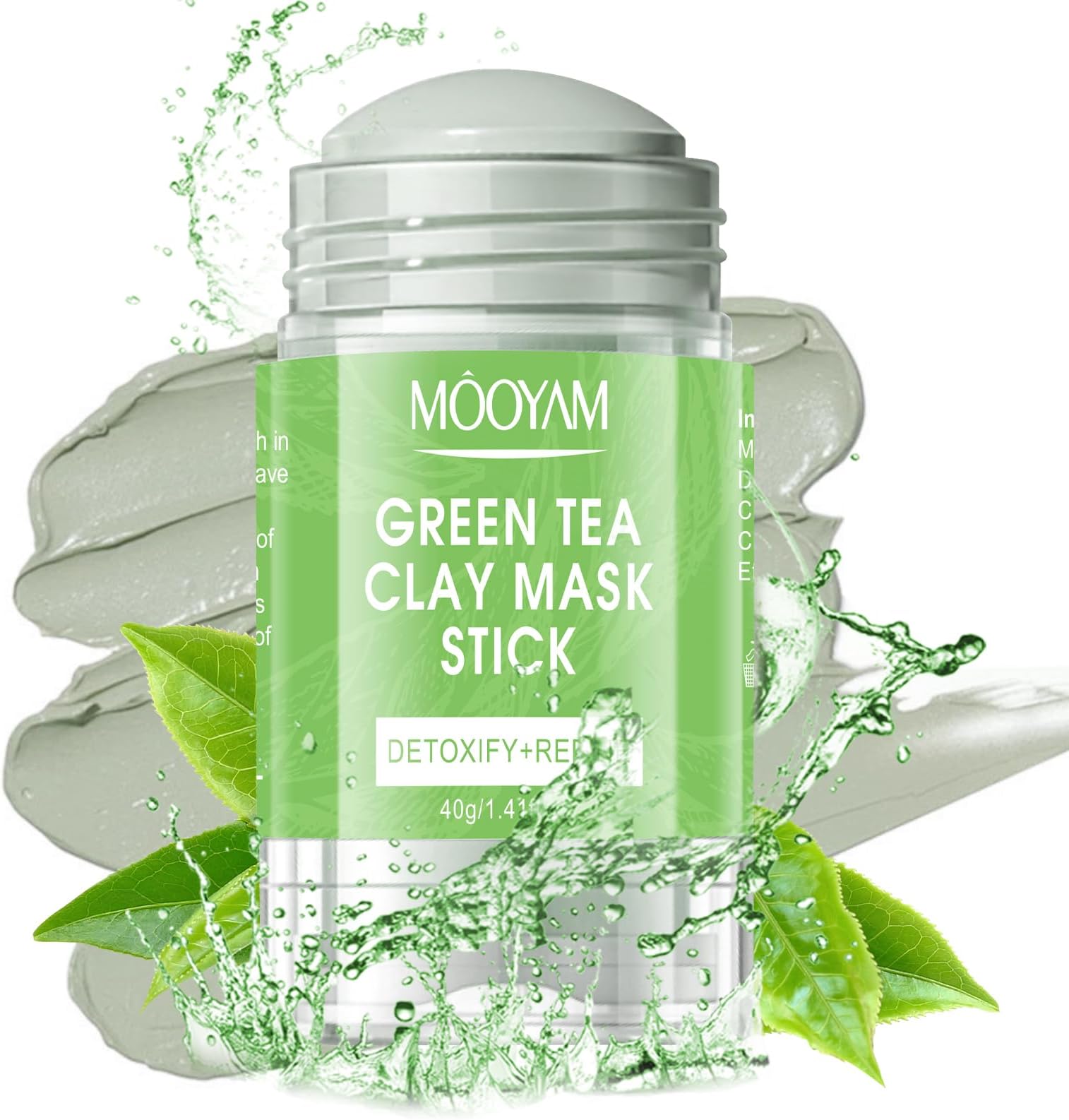 Amazon.com : WENJLYJ Green Tea Clay Mask Stick,Moisturizing Clay Mask ...