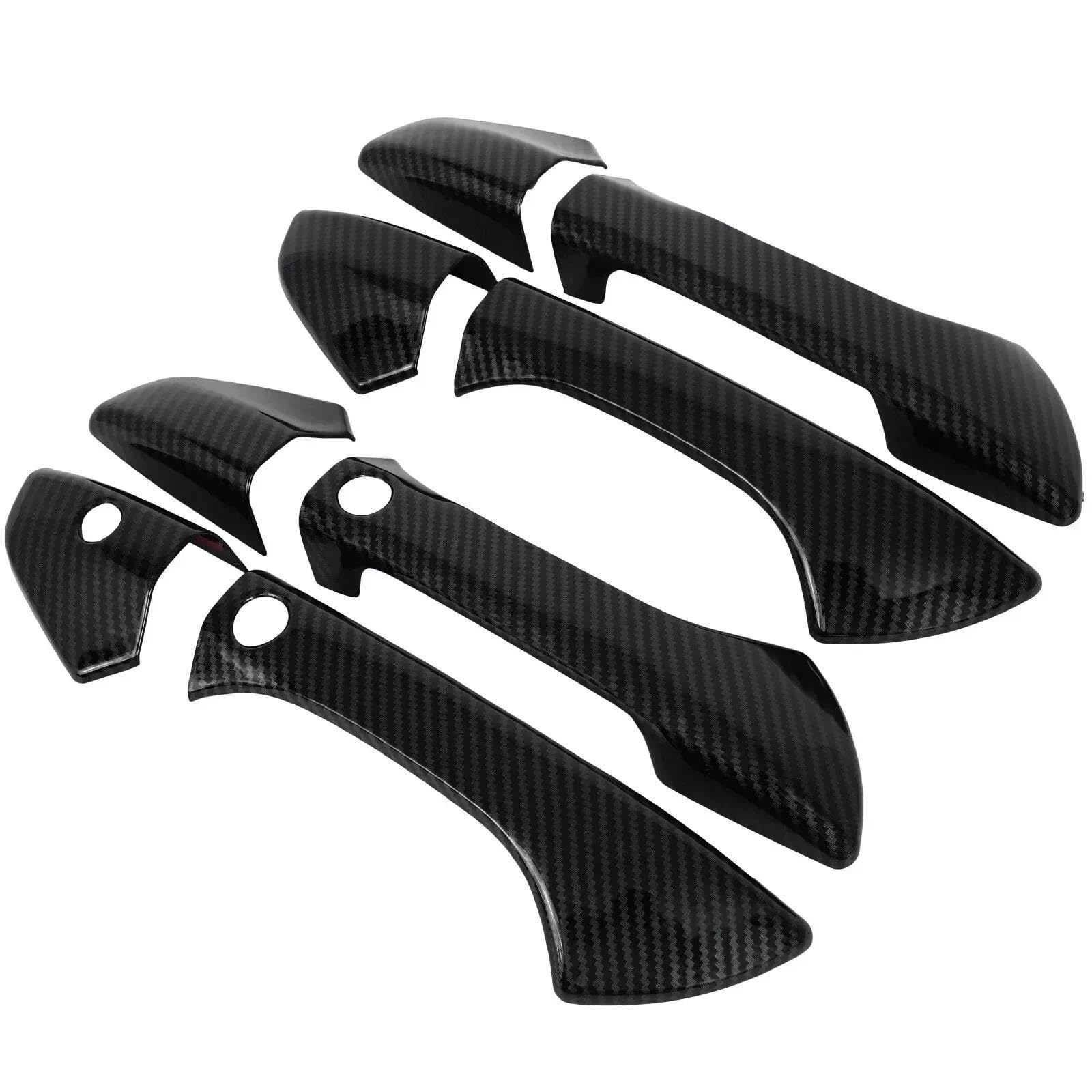 Yytemd Smart Carbon Car Exterior Door Handle Cover Moulding Protective Accessories For Accord For Sedan 2008-2012 Chrome(Smart Carbon)