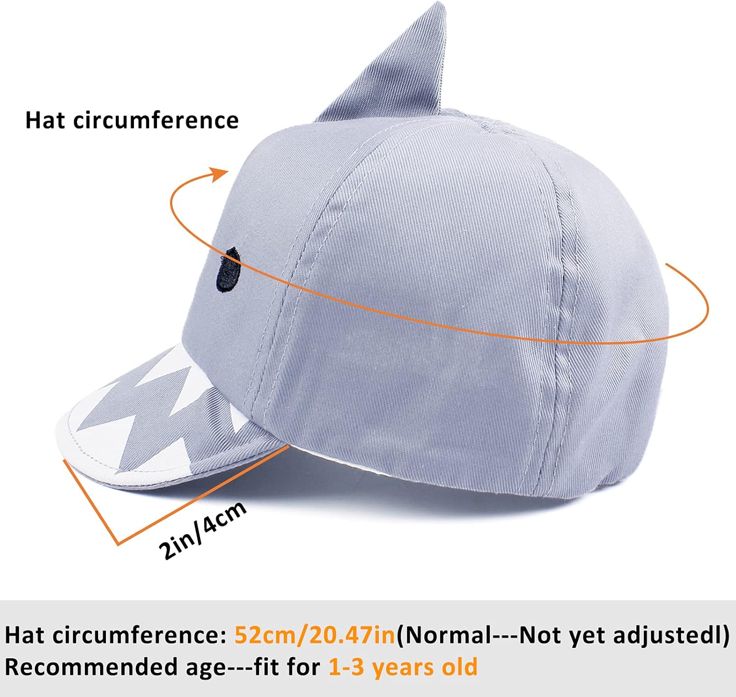 Peecabe Baby Baseball Cap Toddler Infant Boys Girls Sun Hat Breathable Cute Hats for Spring Summer 6M-3T - Image 7