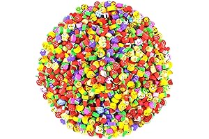 1000PCS Miniature Vegetable and Fruit Erasers