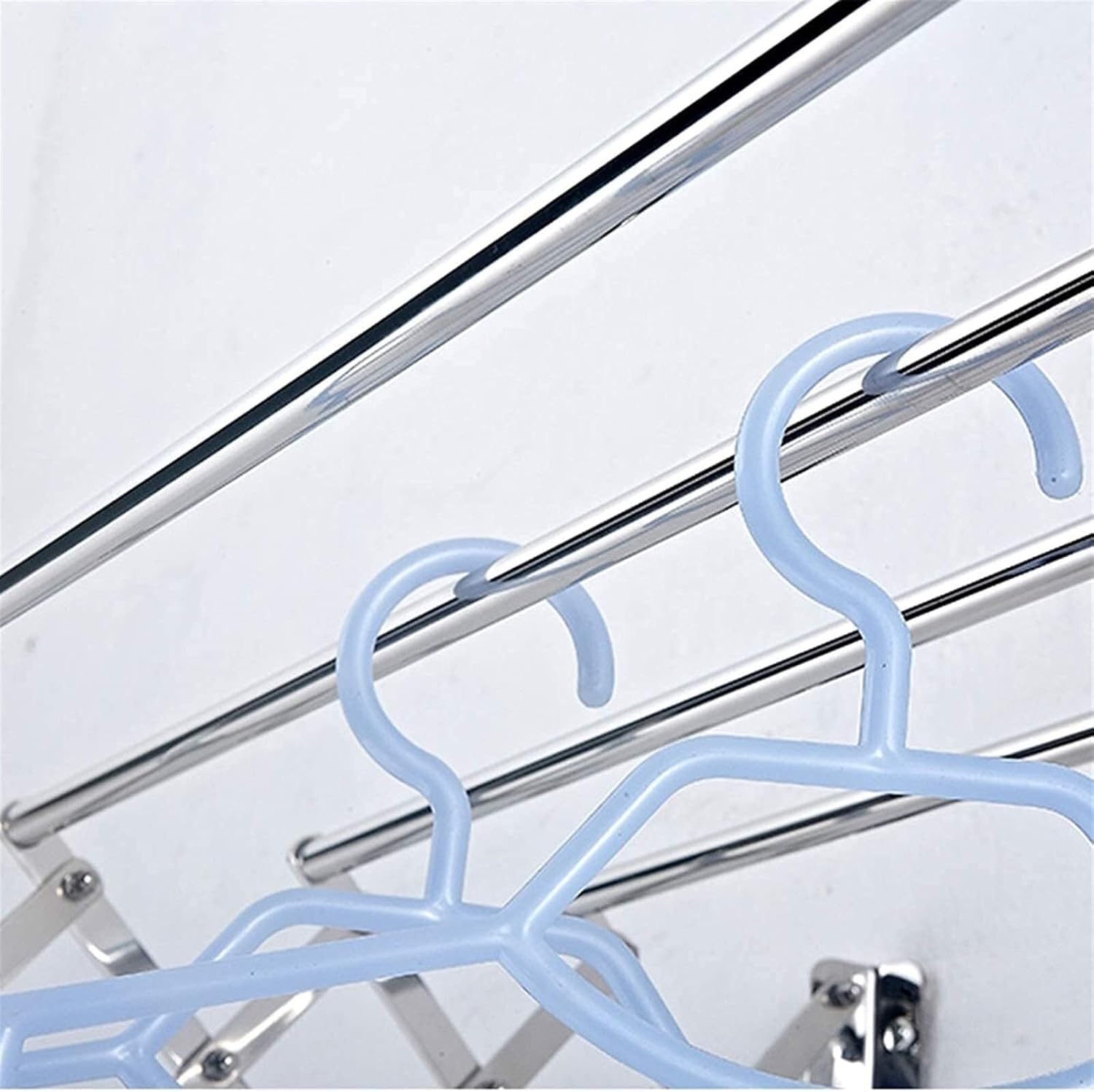 Retractable Towel Rack Wall-Mounted Clothes Airer, Folding Laundry Holder, Space-Saving 40-120cm, Fashion Organizer for Bathro & Laundry Ro(5rod,90cm) image 5