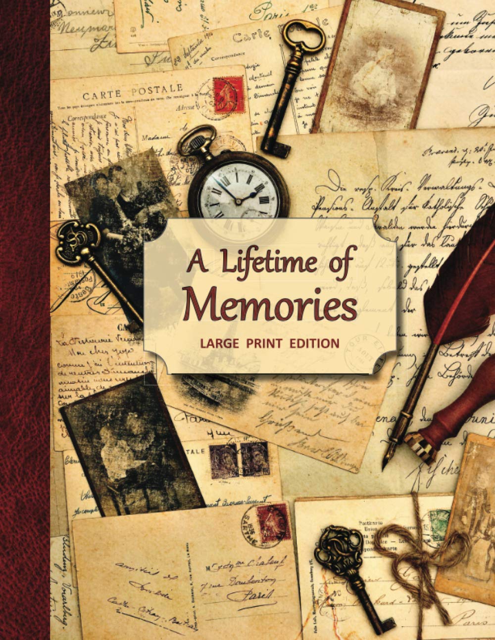 A Lifetime of Memories (LARGE PRINT EDITION): A guided journal for your Grandma, Grandpa or parent to record their memories and life experiences (Gift for Grandparents and Parents (Large Print))