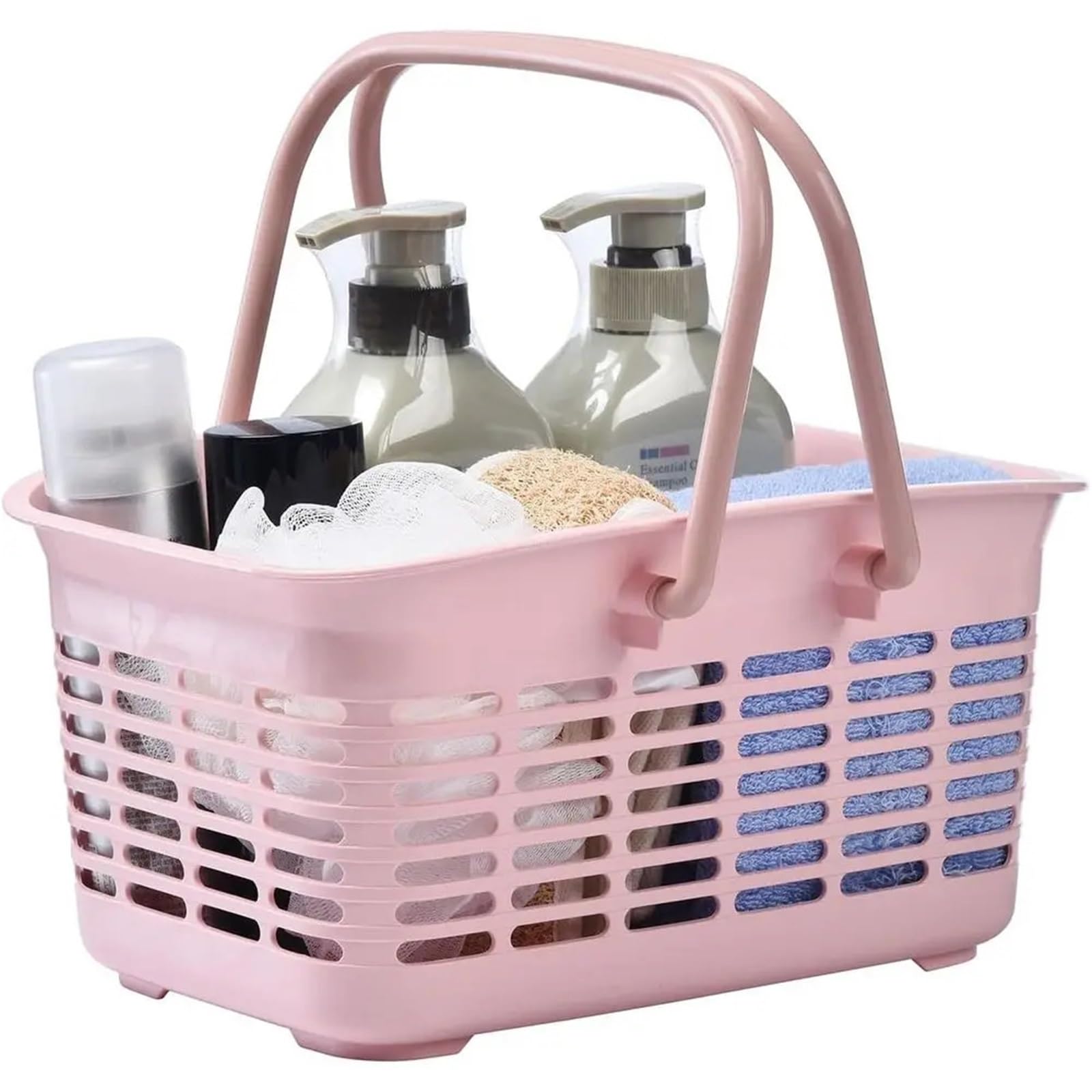 Cesta de ducha portátil con asa, organizador for dormitorio, baño Para Ducha