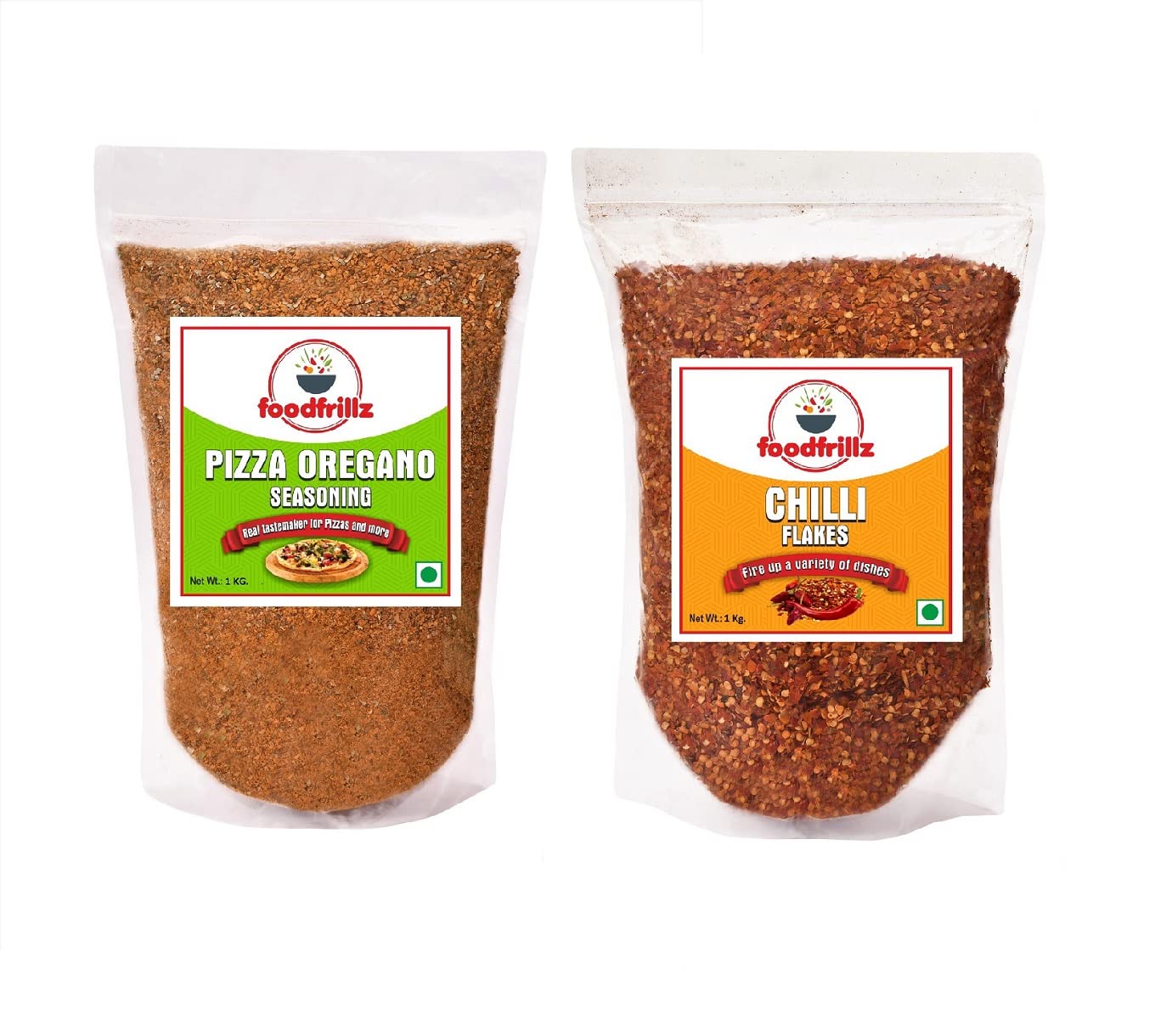 foodfrillz Italian Sesoning Combo (Pizza Oregano Seasoning, 1 Kg and Red Chilli Flakes Seasoning, 1 kg) (B0848HKZMV) Amazon Price History, Amazon Price Tracker