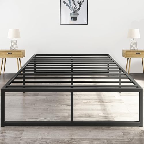 Full Size Bed Frame,16 Inch Metal Platform Bed Frame Full Size with Storage Space Under Full Bed Frames, Strong Stability, No Box Spring Needed, Easy Assembly, Noise Free, for Bedroom