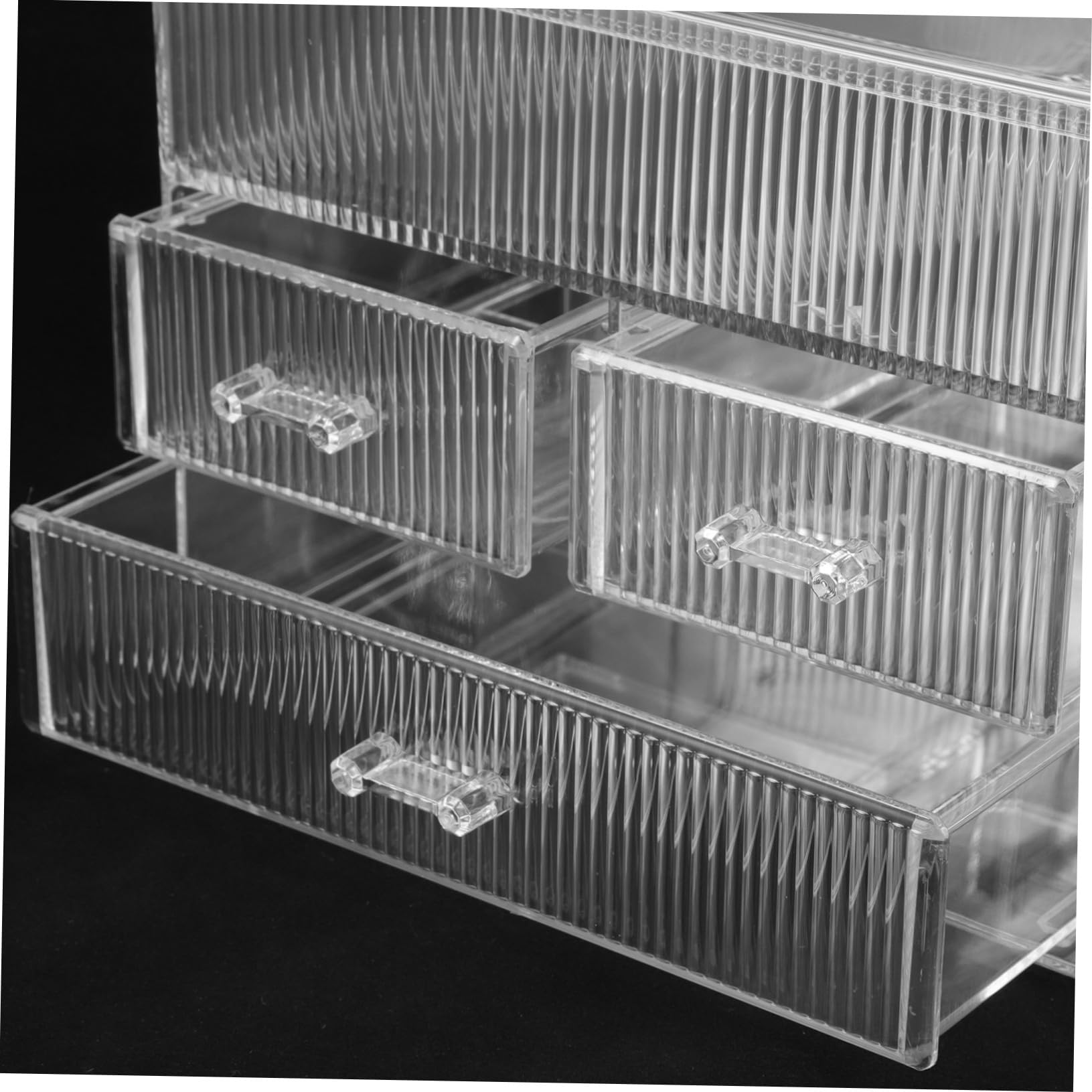 Boîte à Tiroirs de Rangement pour Maquillage en Acrylique Grosse Capacité