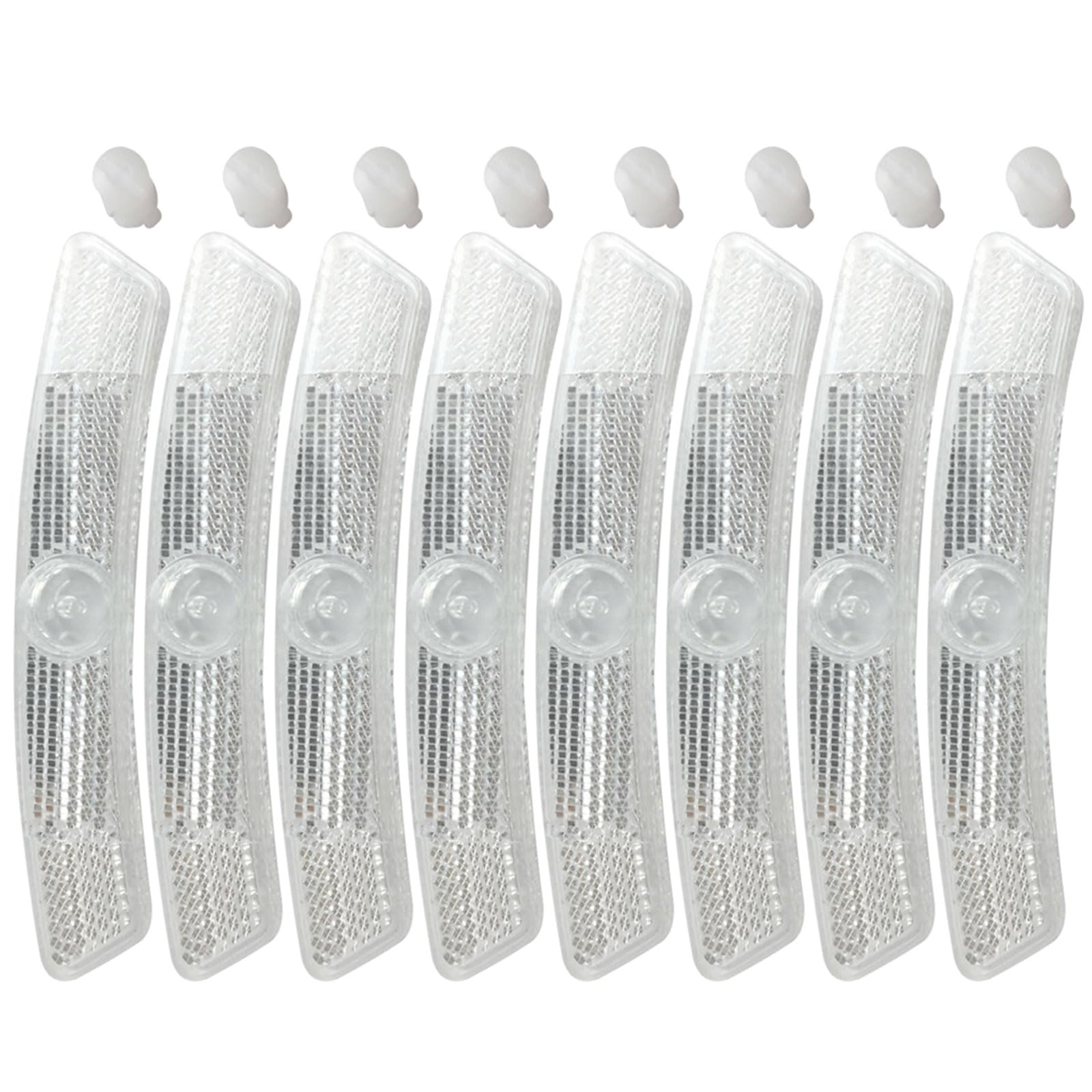 oringnat 8Pcs Waterproofs Bikes Spokes Reflectors Warning Spokes Reflectors Wheels Reflectives Light Cyclings Part