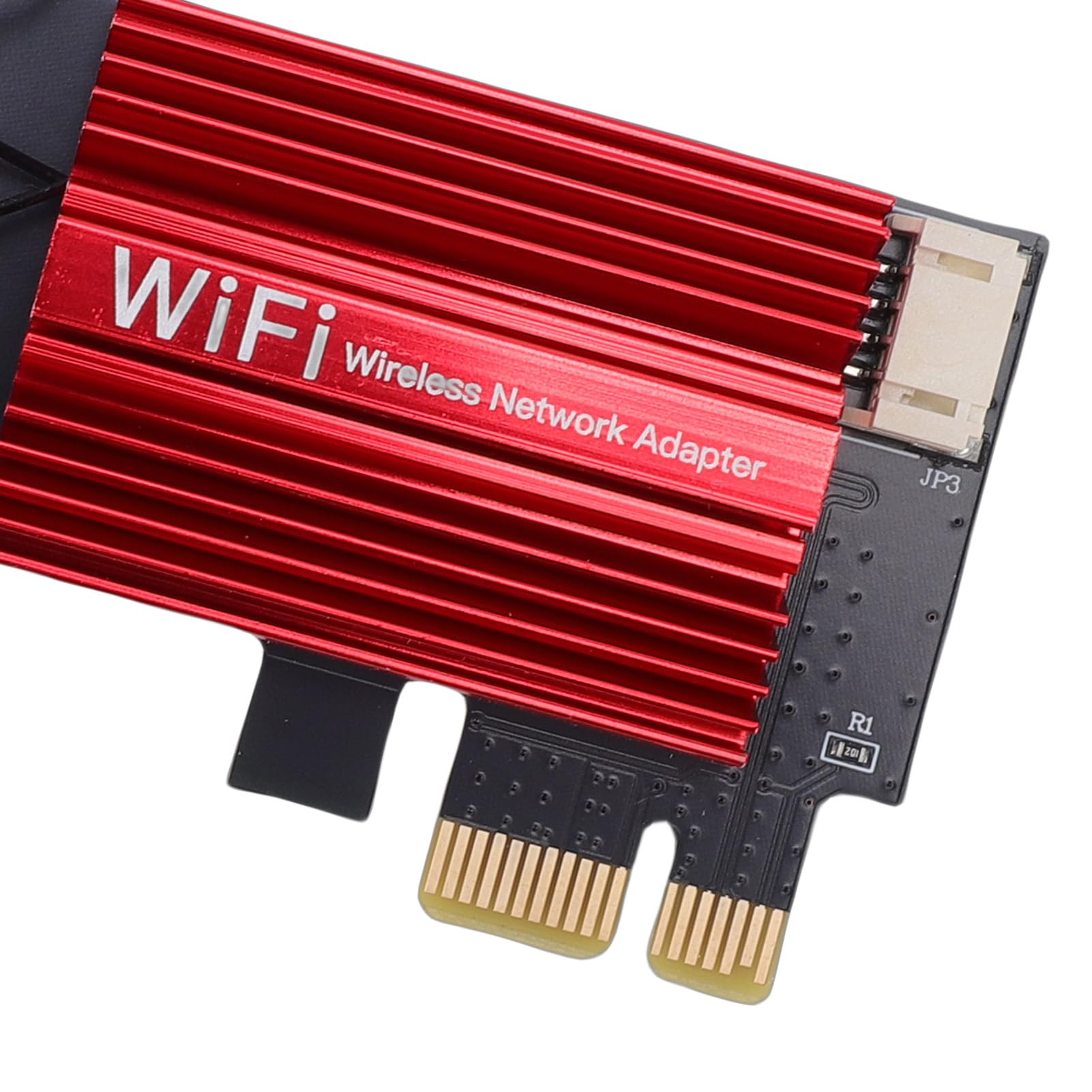 Cocoarm Adattatore di Rete Wireless WiFi 7 Scheda PCIe con PCB in Lega di Alluminio RTL8922 Pro Bluetooth 5.4 Tri Band 6GHz 2880Mbps per PC Desktop Gaming Streaming 10 11