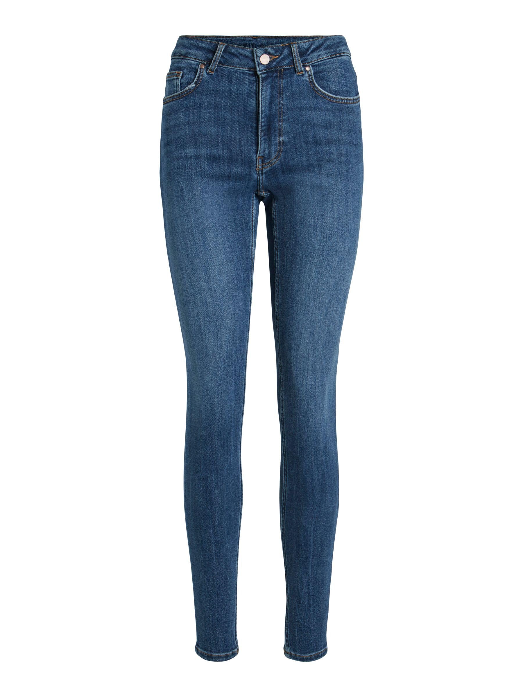 Vila Women's VISARAH WU02 RW Skinny Jeans/SU- NOOS Jeans, Medium Blue Denim, M / 32L