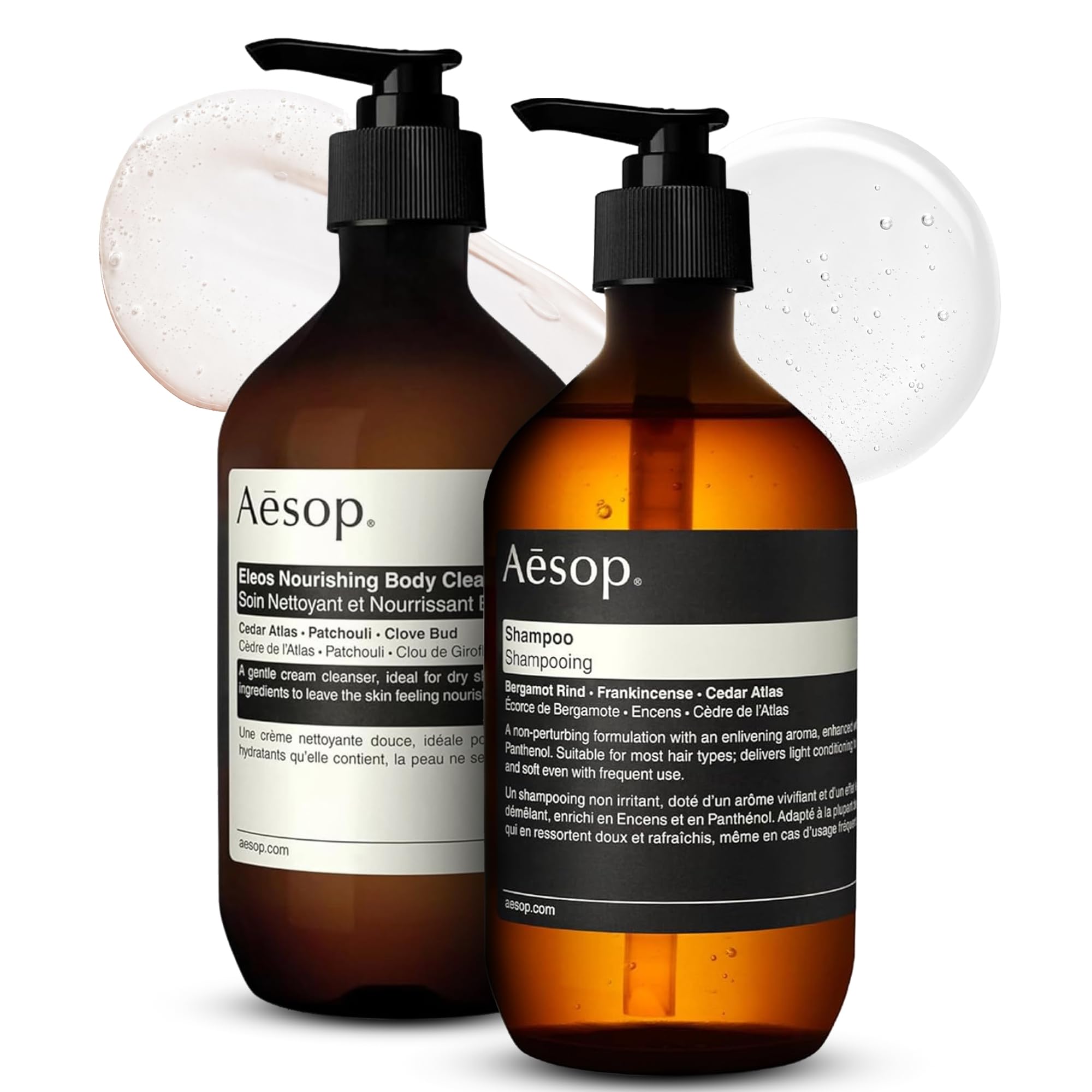 Amazon.com : Aesop Eleos Nourishing Body Cleanser & Shampoo Set
