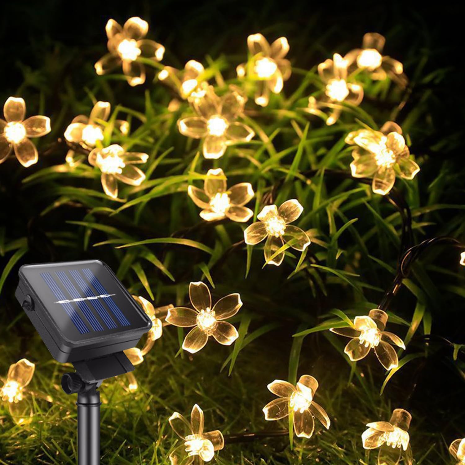 Luci A Forma Di Fiore Di Ciliegio LED – 2 Metri, 20 Fiori Rosa, A Batteria (2xAA), Per Interni Ed Esterni, Perfette Per Camere, Matrimoni E Feste