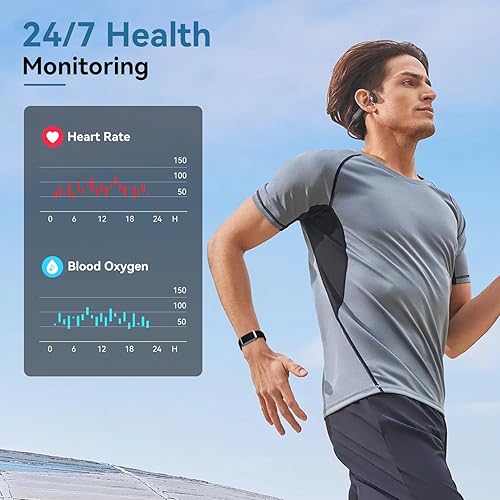 Miniatura 2 de Rastreador inteligente de actividad física, monitor de sueño de frecuencia cardíaca, seguimiento GPS, más de 120 modos deportivos, batería de 30