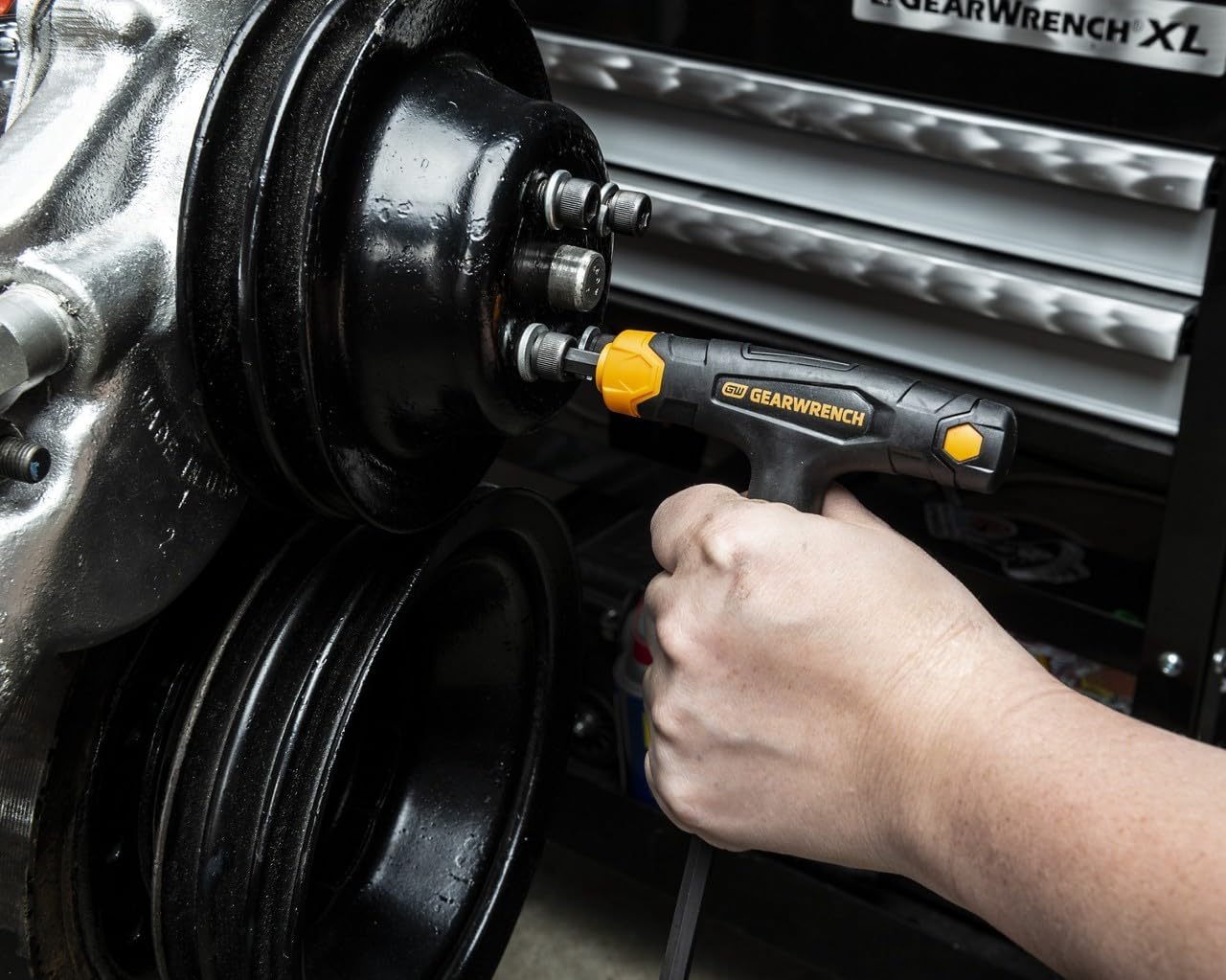 GEARWRENCH 8 Piece Metric Ball End T-Handle Hex Key Set - 83520