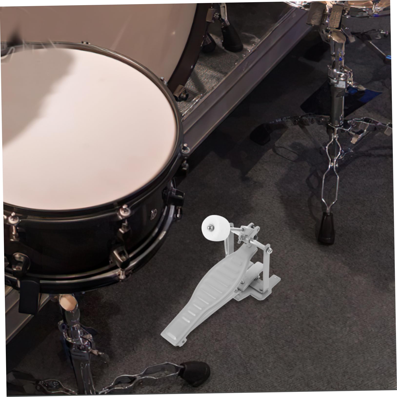 Levemolo Single Pedal for Drum Drum Kit Pedal Replacement Material Sturdy Use Fit Boys and Girls