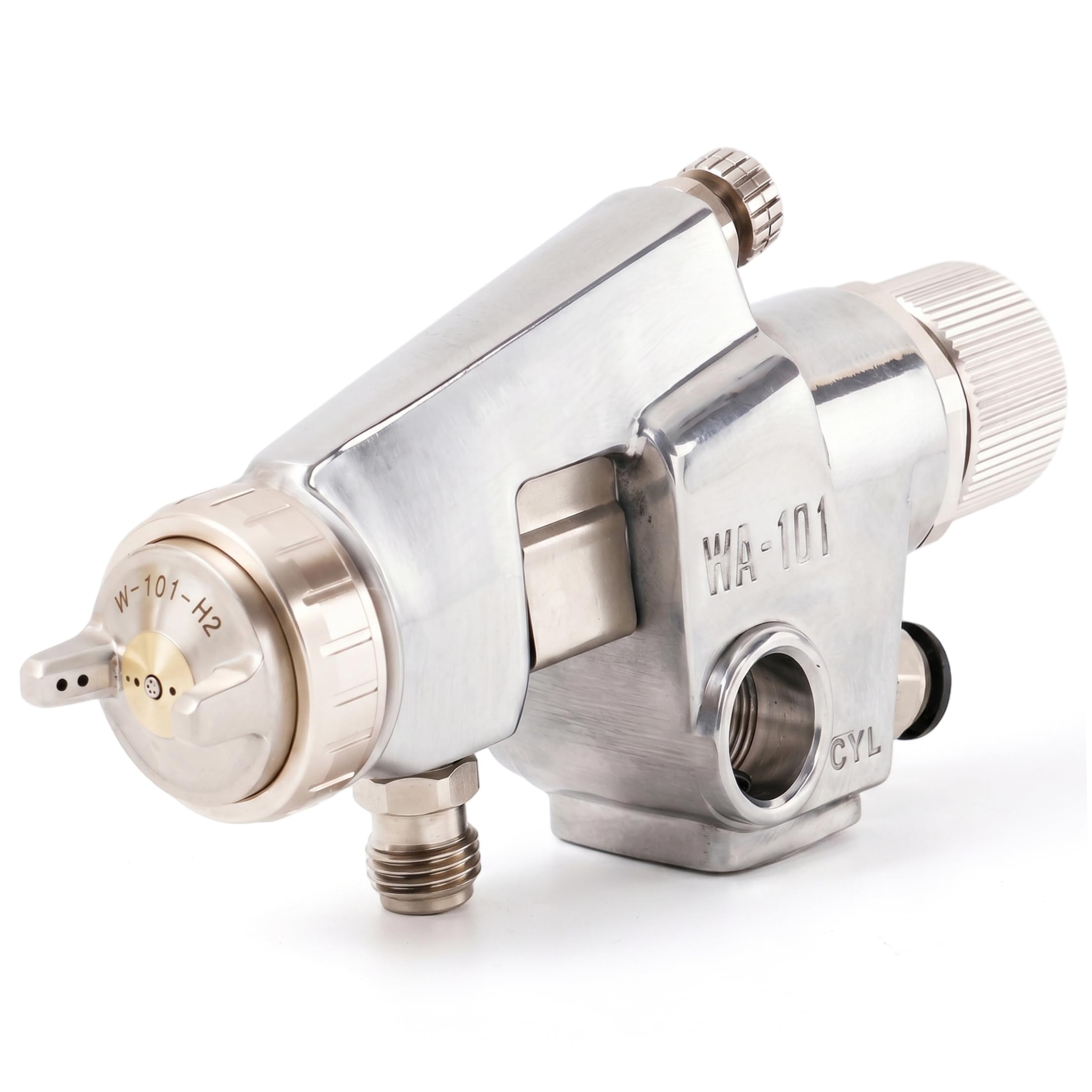 Automatic Spray Gun, High Atomization Pneumatic Paint Sprayer for Reciprocating Assembly Lines, 1.5mm Nozzle, Silver Air Spray Gun Pneumatic Paint Sprayer