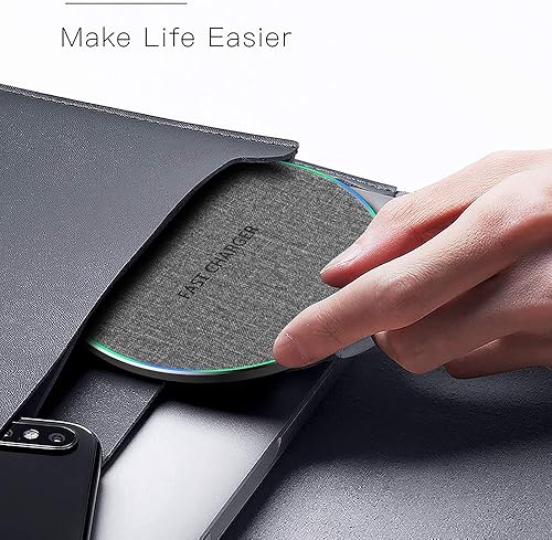 Miniatura 7 de Almohadilla de carga inalámbrica rápida de 20 W, estación de carga inalámbrica para teléfono compatible con iPhone 17161514131211SEAirPods, carga