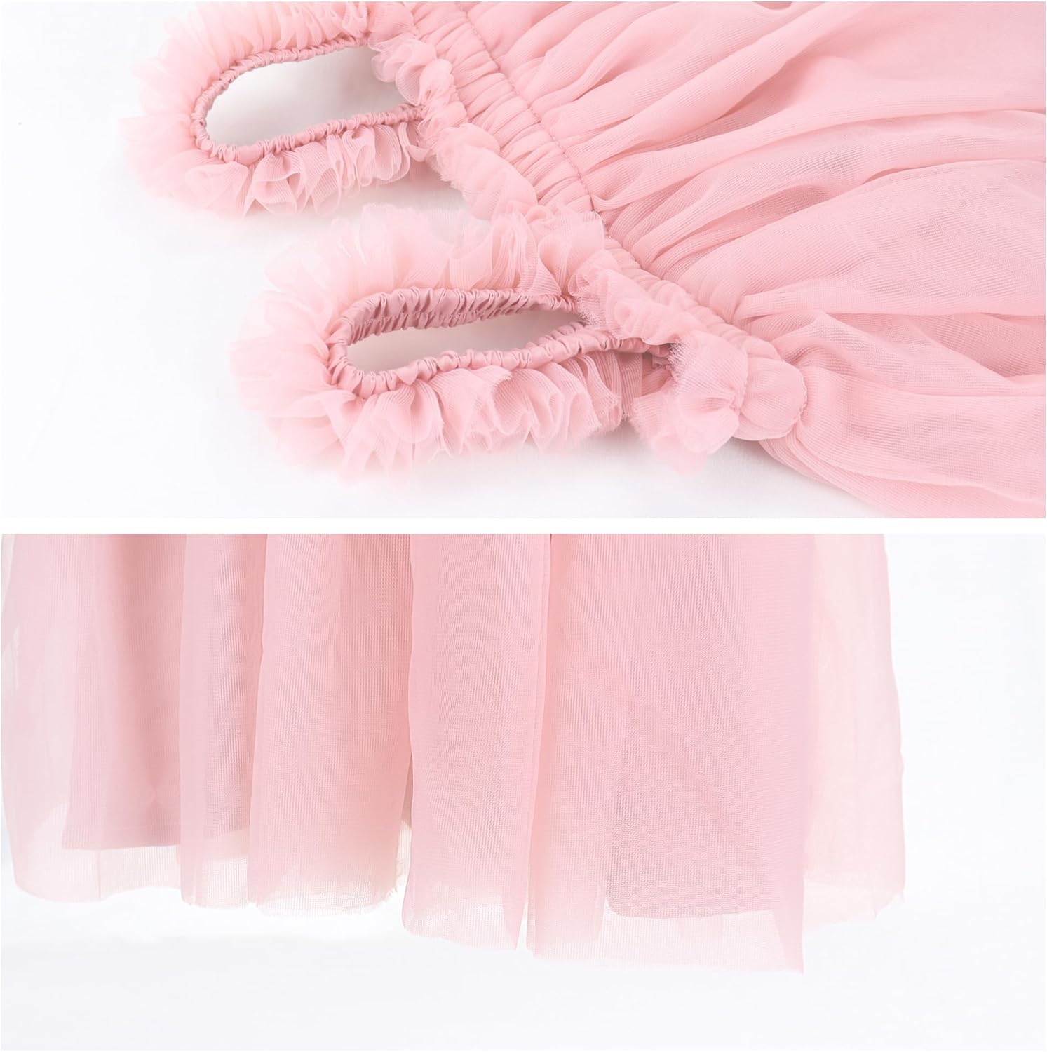 Toddler Girls Layered Tulle Tutu Dress Birthday Party, Baby Girl Tutu Princess Skirt,Babydoll Dresses Size 6M-4T - Image 5