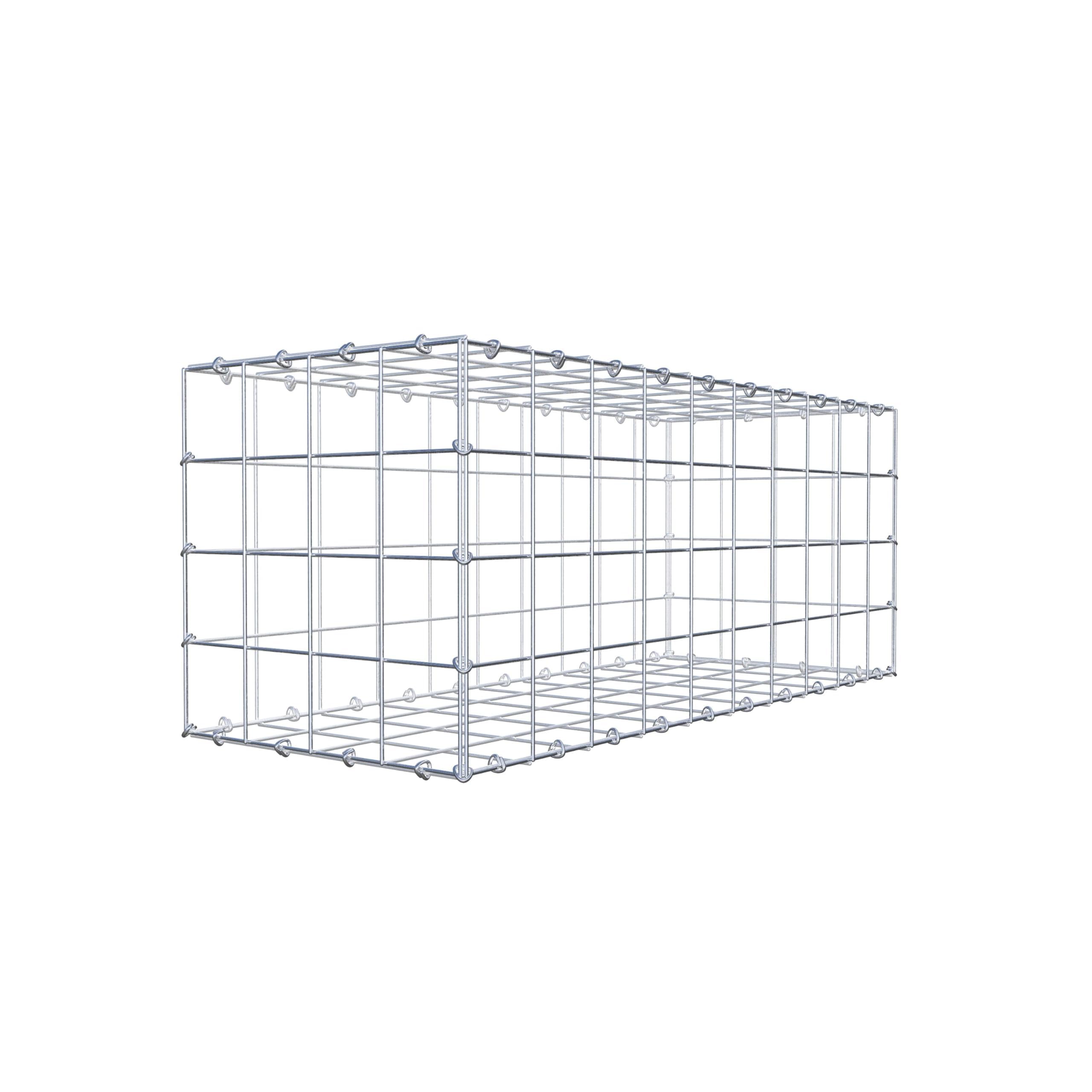 GABIONA Gabione 100 × 40 × 40 cm (L x H x T) – Steinkorb aus 4 mm Draht, Maschenweite 10 × 10 cm, C-Ring Verschluss + Gratis-Zange – ideal für Sichtschutz, Gabionenzaun, Gartenmauer und Steinkorbwand