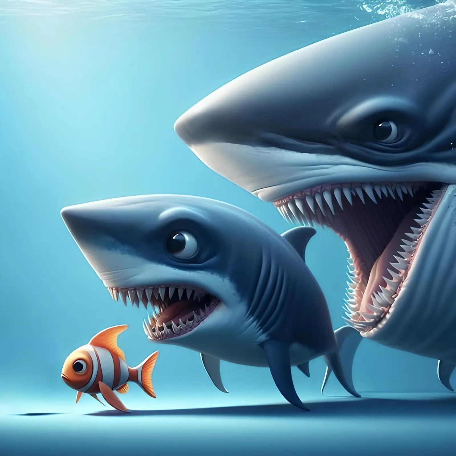 Food Chain Adult Jigsaw Puzzle Children's Home Decoration Color Jigsaw Puzzle Suitable for Parents and Children Fun Big Game 1000 Piece