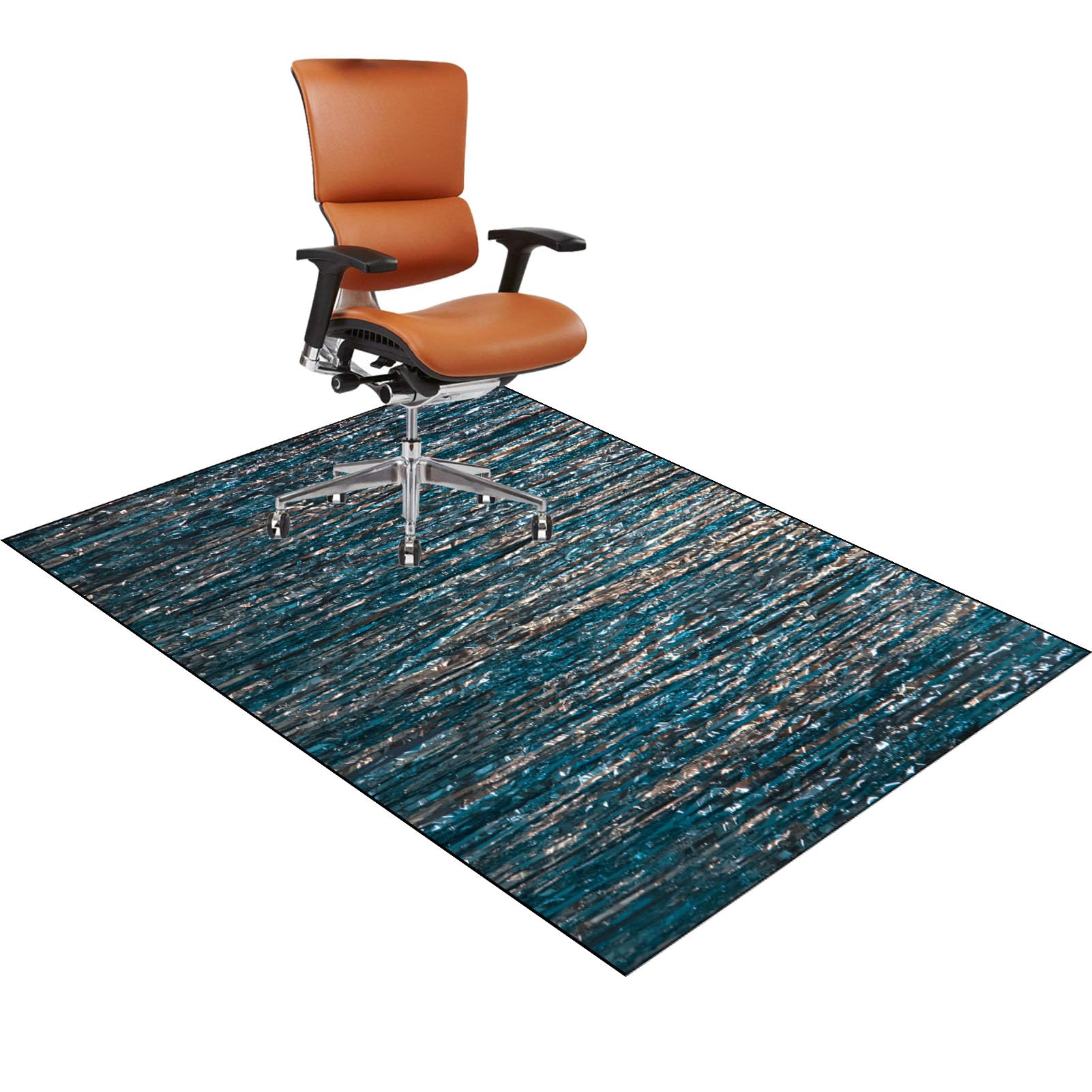 Office Chair Mat for Hardwood Floor, Carpet Protector Chair Mat, Large Anti-Slip Desk Chair Mat for Carpet Floors, Computer Chair Mats, Floor Protector Mat for Office Home, Non-Slip 120 x 160 cm