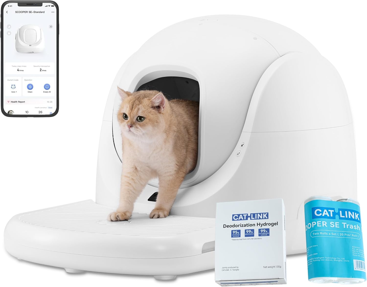 Arenero Para Gatos Fateplay Arenero Para Gato Autolimpiable 65