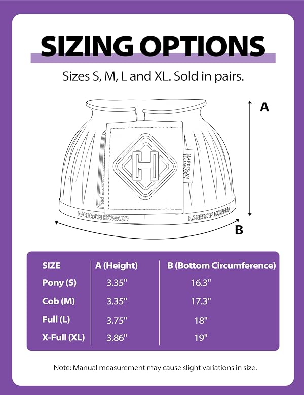 Harrison Howard 2/Pack Rubber Pull-on Bell Boots, Hoof Overreach Protection by Harrison Howard - Used condition - Image 7