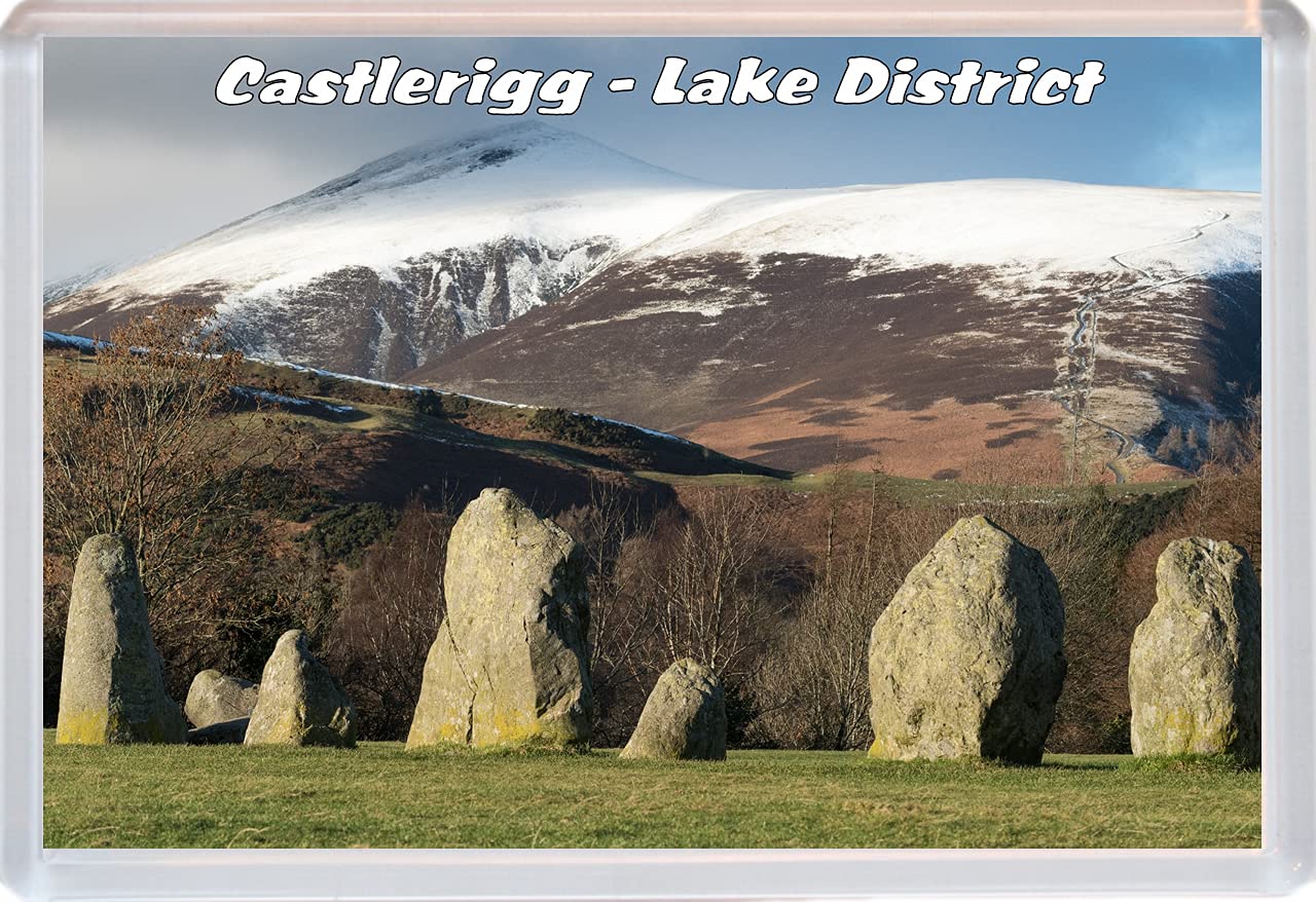 Baked Bean Store Multicolor Castlerigg - Keswick - Lake District - 96 X 67Mm Jumbo Fridge Magnet/Magnets Bbsfhm55